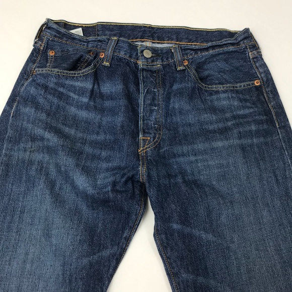Levi’s Men’s 501 Jeans Straight Leg 32 x 34 DD - Picture 4 of 8